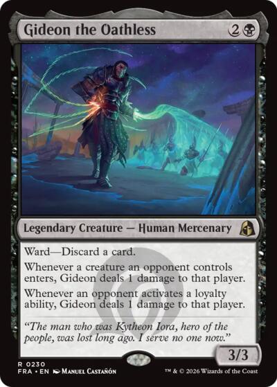 Gideon the Oathless (Reality Fracture) Light Play