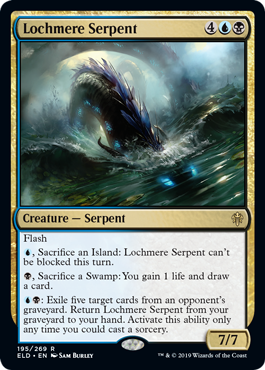 Lochmere Serpent (Throne of Eldraine) Light Play