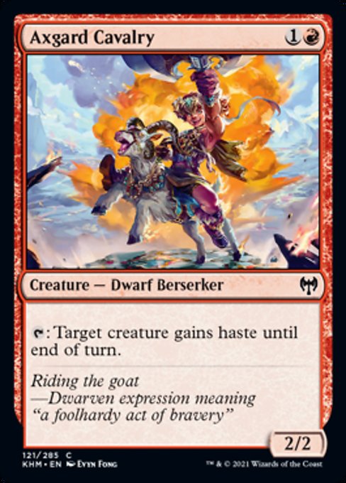 Axgard Cavalry (Kaldheim) Light Play Foil