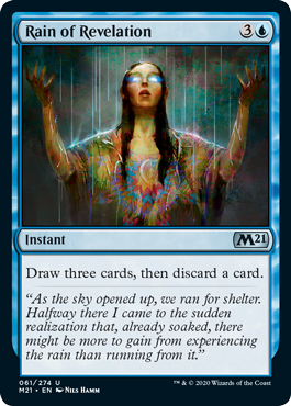 Rain of Revelation (Magic 2021 Core Set) Light Play