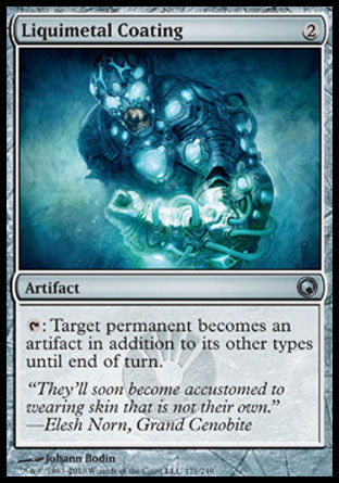 Liquimetal Coating (Scars of Mirrodin) Medium Play