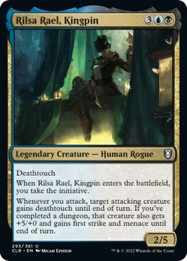 Rilsa Rael, Kingpin (Commander Legends: Battle for Baldur's Gate) Light Play