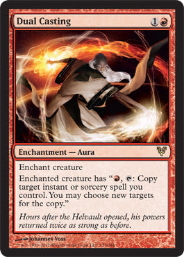 Dual Casting (Avacyn Restored) Damaged / Poor