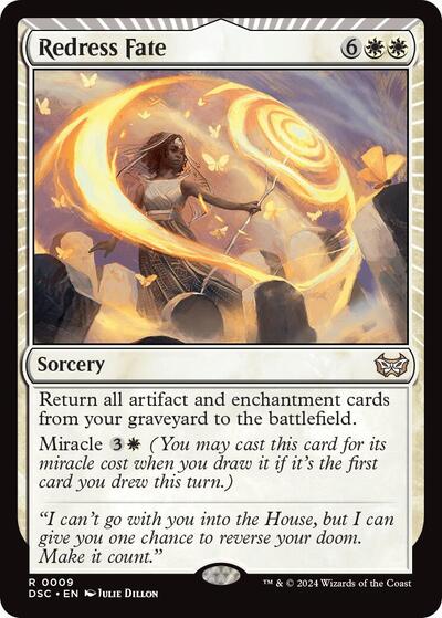 Redress Fate (Commander: Duskmourn: House of Horror) Light Play