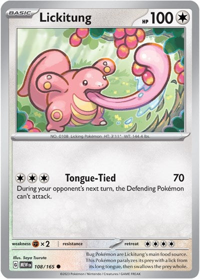 Lickitung (Scarlet and Violet: 151) Light Play