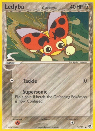 Ledyba (Delta Species) (Dragon Frontiers) Medium Play