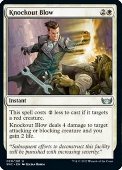 Knockout Blow (Streets of New Capenna) Light Play Foil