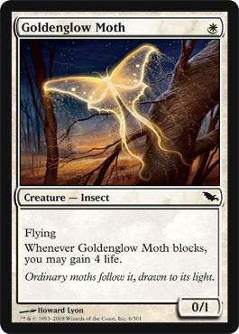 Goldenglow Moth (Shadowmoor) Light Play