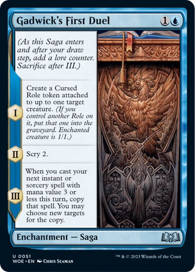 Gadwick's First Duel (Wilds of Eldraine) Light Play