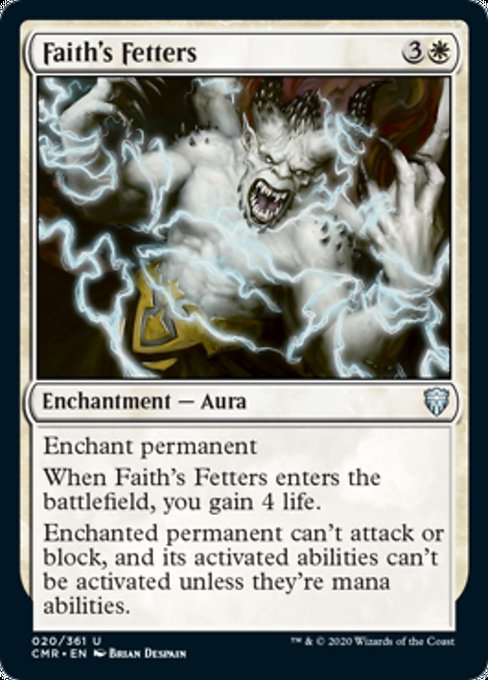 Faith's Fetters (Commander Legends) Light Play