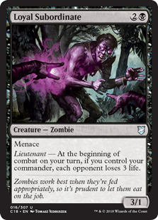 Loyal Subordinate (Commander 2018) Light Play