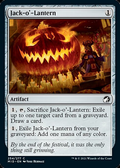 Jack-o'-Lantern (Innistrad: Midnight Hunt) Light Play Foil
