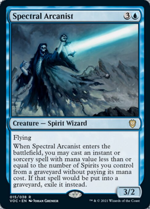Spectral Arcanist (Commander 2021 Crimson Vow) Light Play