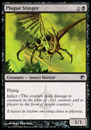 Plague Stinger (Scars of Mirrodin) Medium Play