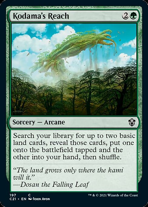 Kodama's Reach (Commander 2021 Strixhaven) Light Play