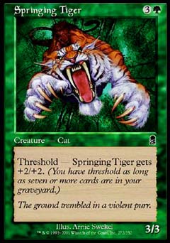Springing Tiger (Odyssey) Medium Play