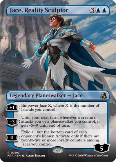 Jace, Reality Sculptor (Borderless) (Reality Fracture) Near Mint