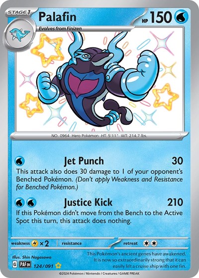 Palafin (SV: Paldean Fates) Light Play Holofoil