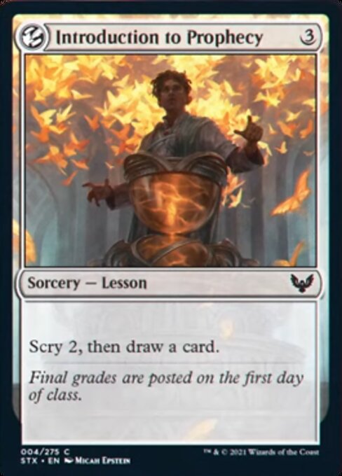 Introduction to Prophecy (Strixhaven) Light Play Foil