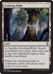 Evolving Wilds (Commander 2018) Light Play