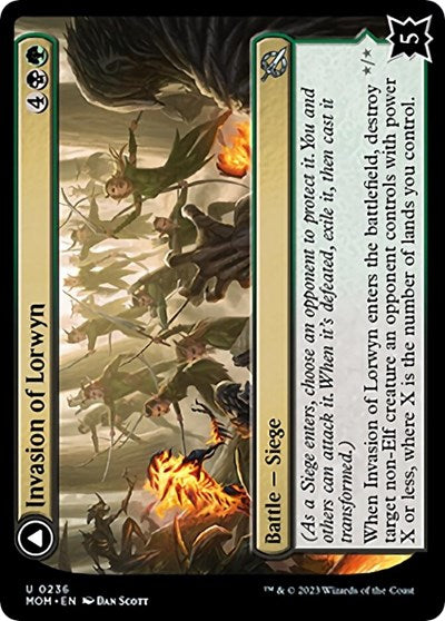 Invasion of Lorwyn (March of the Machine) Damaged / Poor