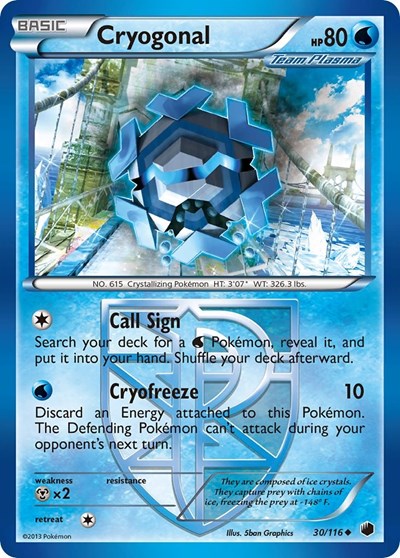 Cryogonal (Team Plasma) (Plasma Freeze) Heavy Play