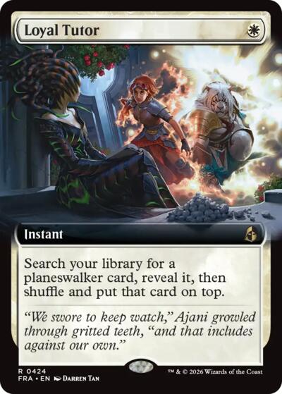 Loyal Tutor (Extended Art) (Reality Fracture) Medium Play