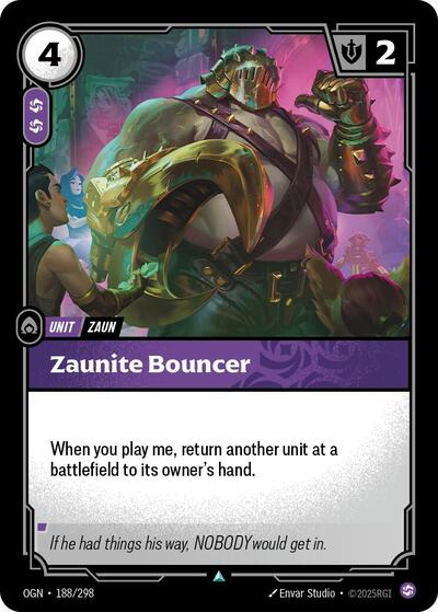Zaunite Bouncer (Origins) Light Play