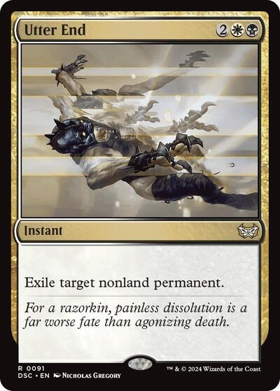 Utter End (Commander: Duskmourn: House of Horror) Light Play