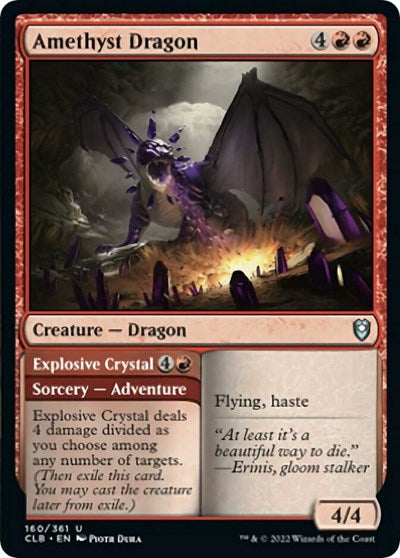 Amethyst Dragon (Commander Legends: Battle for Baldur's Gate) Light Play