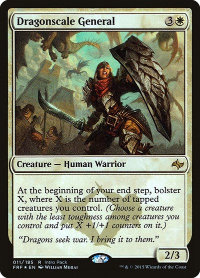 Dragonscale General (Promos: Unique and Miscellaneous) Light Play Foil