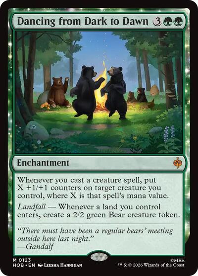 Dancing from Dark to Dawn (The Hobbit) Light Play Foil
