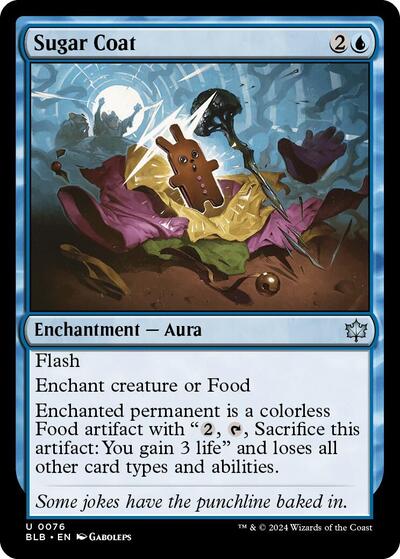 Sugar Coat (Bloomburrow) Light Play Foil