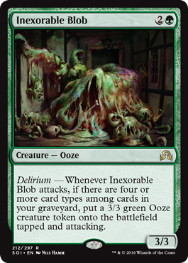Inexorable Blob (Shadows Over Innistrad) Light Play