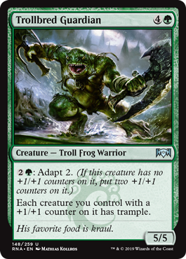 Trollbred Guardian (Ravnica Allegiance) Light Play