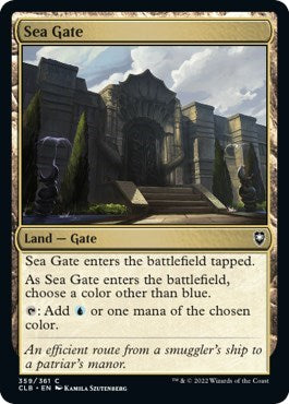 Sea Gate (Commander Legends: Battle for Baldur's Gate) Light Play Foil