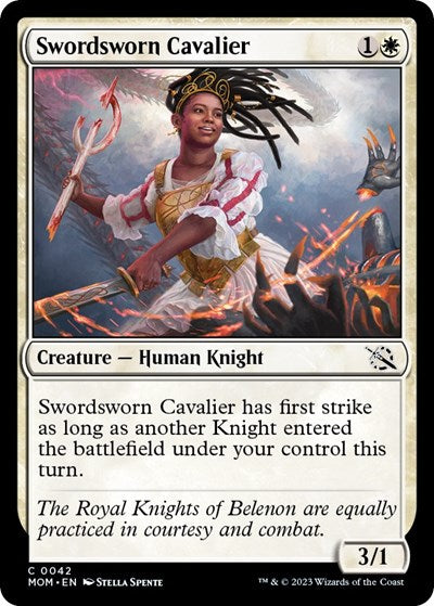 Swordsworn Cavalier (March of the Machine) Light Play