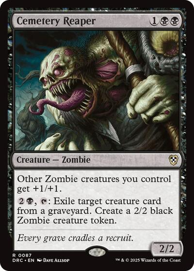Cemetery Reaper (Commander: Aetherdrift) Light Play