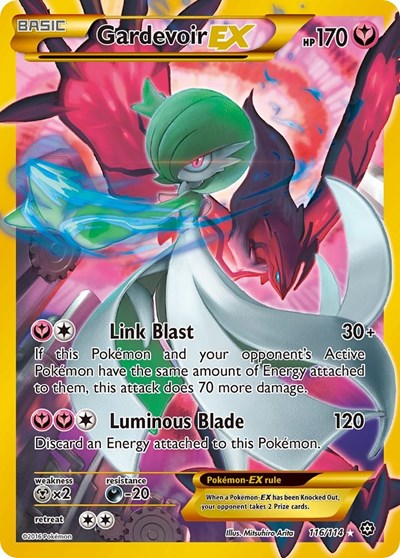 Gardevoir EX (Secret) (XY - Steam Siege) Heavy Play