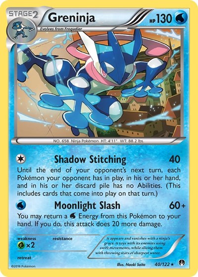Greninja (XY - BREAKpoint) Damaged / Poor