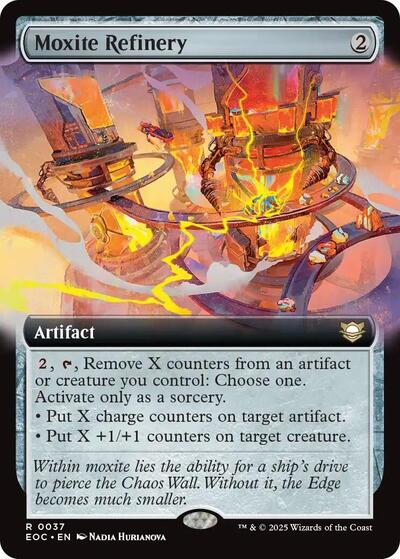 Moxite Refinery (Extended Art) (Commander: Edge of Eternities) Light Play