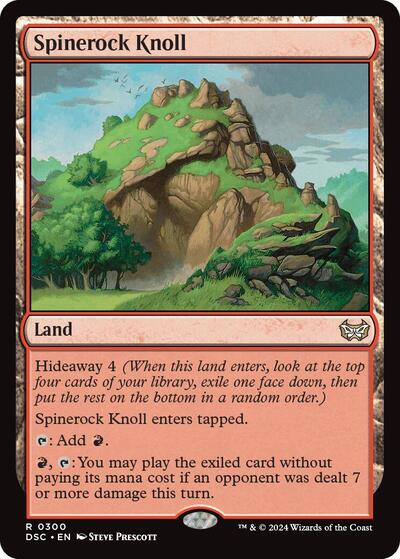 Spinerock Knoll (Commander: Duskmourn: House of Horror) Light Play