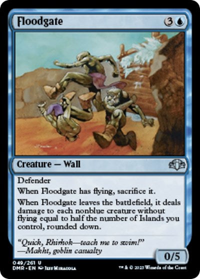 Floodgate (Dominaria Remastered) Light Play