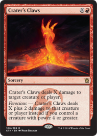 Crater's Claws (Khans of Tarkir) Heavy Play