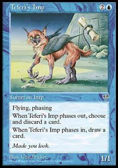 Teferi's Imp (Mirage) Light Play