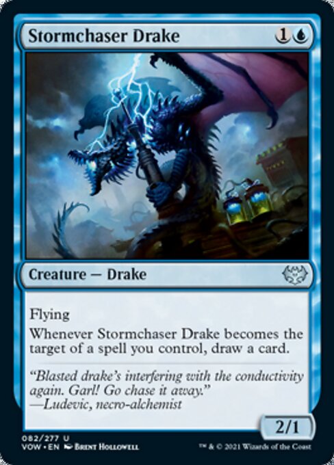 Stormchaser Drake (Innistrad: Crimson Vow) Light Play
