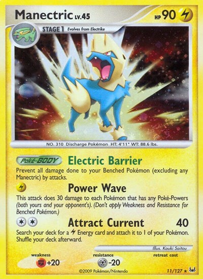 Manectric (Platinum) Heavy Play Holofoil