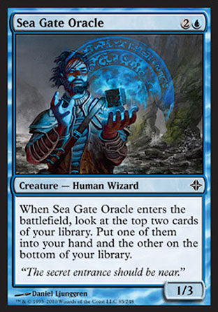 Sea Gate Oracle (Rise of the Eldrazi) Medium Play