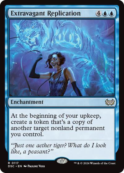 Extravagant Replication (Commander: Duskmourn: House of Horror) Light Play