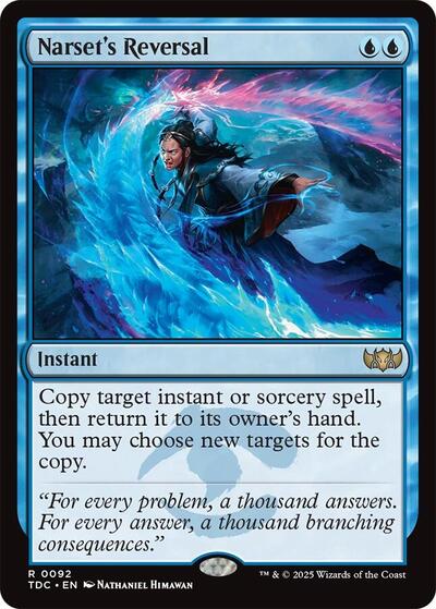 Narset's Reversal (Commander: Tarkir: Dragonstorm) Light Play